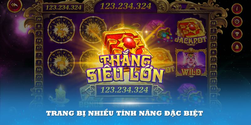 Sảnh game trang bị nhiều tính năng đặc biệt cho bạn sử dụng linh hoạt